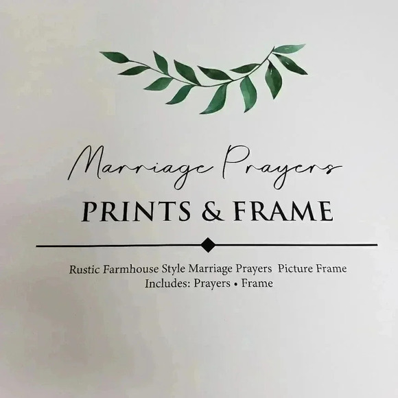Farmhouse Marriage Prayers frame - Picture 12 of 13